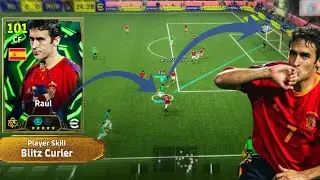   New🥶 Blitz Curler Raul🔥107 [ eFootball 2026 mobile ]