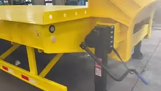 3-axle low flat semi-trailer can transport 60-80 tons  WhatsApp:13021789326