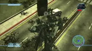 Transformers The Game Blackout vs Ironhide
