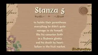 An analysis of obituary. # obituary #akramanujan #poetry #indianpoet #indianenglishpoet #poem