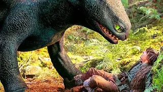 Hiccup incontra Sdentato per la prima volta | Dragon Trainer | Clip in Italiano