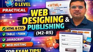 O Level M2-R5 Web designing Practical || Practical Important Questions 