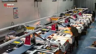 Aerial extended oval printing machine,Chendi present!