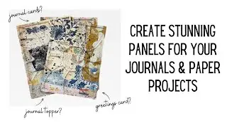 Paper Piecing / Die Cut Inlay for your Journal Cards & Other Paper Projects