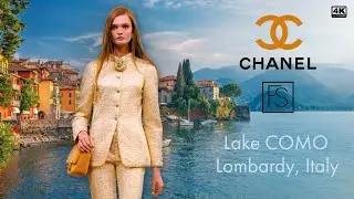 CHANEL CRUISE 2025/26 Lake Como, Italy 4K FULL FASHION SHOW Ida Heiner, Jill Kortleve | Villa d&rsquo;Este
