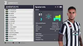 JUVENTUS REAL PLAYER FACES