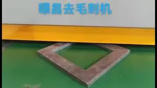 metal deslagging and edge rounding machine for parts after flame plasma thermal cutting