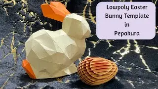 How to Do Lowpoly Bunny Template in Pepakura | Low Poly Template Making Tutorial | Pepakura Video