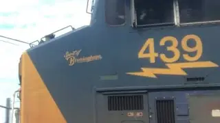 CSX M401 Long SB Manifest Train with 439 Spirit of Birmingham Heritage Unit   Read Description ⬇️⬇️