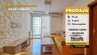 Manji trosoban stan Stup - Tibra II 57 m2