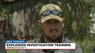 Anderson county deputies take part in post blast training
