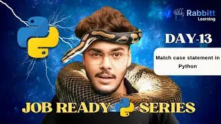 Match-case statement in Python | Day-13 | Rabbitt Learning