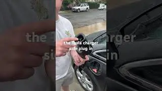 2017 Chevy Bolt charge port and using CCS-Tesla adapter