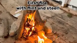 First fire with flint and steel