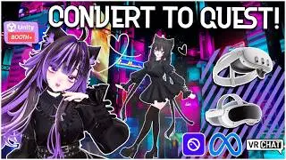 Convert Your Booth Model for Quest! - VRChat Avatar Tutorial - Windows To Android Conversion