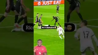 Rice and Bellingham REAL MADRID 1-2 (1-5)ARSENAL highlights #football #Bellingham #Rice #Arsenal