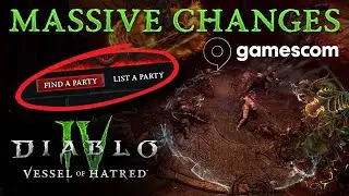 Group Finder, Tempering Resets, Character Progression Rework and More coming to Diablo 4