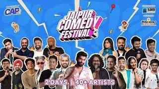 Jaipur comedy festival vlog - full masti. 