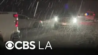 Winter storm brings snow and rain to Southern California with more in the forecast