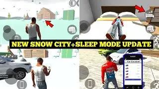 New Snow City Mode in Indian Bike Driving 3D New Update 🤯🔥| Sleep Mode Cheat Code | Harsh in Game 
