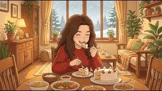 [Ghibli Style] Cozy Winter at Riverside House: Cooking Spicy Ramen 🍜 | ASMR