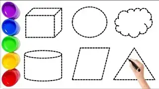 Colorful Counting Fun! Learn Numbers through Vibrant Playground #shapes