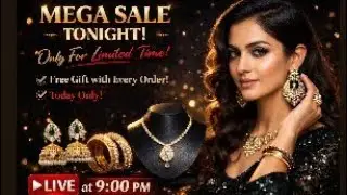 🔥 Daily Wear & Gold Look Jewellery LIVE | Flat 20% OFF | 9 PM 💎