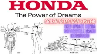 Honda patents its latest motorcycle crash detection system🤩WOW😮