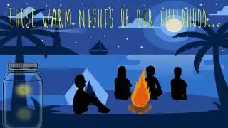Fireflies | Tanka Poem Animation
