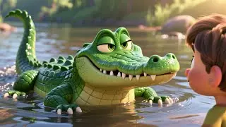 Crocodile Smiling Wide 🐊😄 | Fun Toddler Adventure | Kids Learning & Playtime