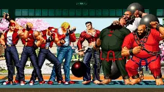 [KOF Mugen] Terry Bogard Team vs Chang Koehan Team