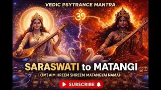 Saraswati Mantra for Focus & Creativity | Matangi Trance Meditation Music | AIM Bija Mantra Trance