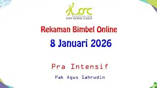 Rekaman Bimbel Online 8 Januari 2026 | Sesi 1