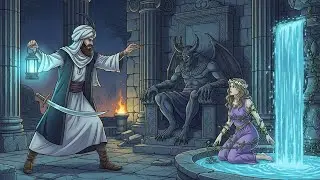 قصة الحطاب الذى قتل أمير الجن الثعبان فخطف الجن زوجته وحبسها فى مدينة الجن (1)