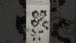 Babtqftim  #bendy #cuphead #felix #millie #animated 😔😅