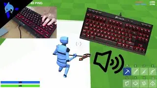 HANDCAM!  Corsair K63 ASMR Chill 😴 Satisfying Keyboard Sounds - Cherry MX Red Switches | 1v1.lol