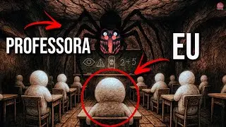 TERROR ONDE TEMOS QUE COLAR NA PROVA MAS A PROFESSORA &Eacute; UMA ARANHA GIGANTE... | Eyes On The Exam