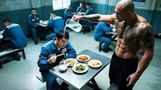 Prison bullies bully skinny guy, but are instantly killed with one punch!