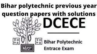 Bihar polytechnic question paper 2020 discussion.