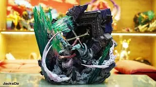 JacksDo POPMAX Mihawk Black Blade Arc Moon Scene Base