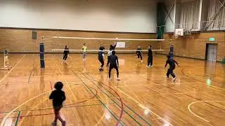 2026/01/04 バレー始め 江別組 らすと 混合バレー
