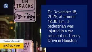Man Seriously Hurt After Being Struck by Car on Turney Drive in Houston, TX