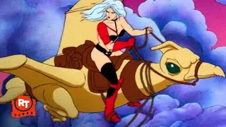 Heavy Metal (1981) - Taarna vs. the Barbarian Leader Scene | Movieclips