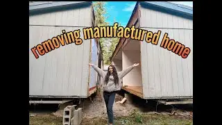 Manufactured home removal - Building my dream home Owner builder journey