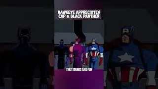 Hawkeye Appreciates Captain America And Black Pant 😮