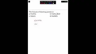 Bleaching Powder | St Xaviers Science MCQs | +2 Science Entrance Preparation
