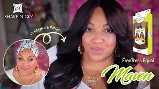 FREETRESS EQUAL CURTAIN BANGS HD LACE FRONT WIG MAVEN | SAMSBEAUTY.COM
