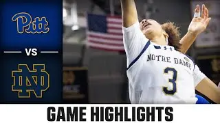 Pitt vs. Notre Dame Game Highlights | 2025-26 ACC Women's Basketball
