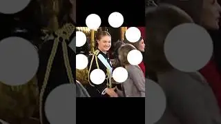 🤨This woman completely forgot to shake hands with Princess Leonor🧐 future queen of Spain#leonor