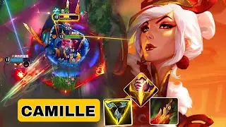 WILD RIFT CAMILLE GAMEPLAY IN CHINA SERVER | TOP CAMILLE WILD RIFT